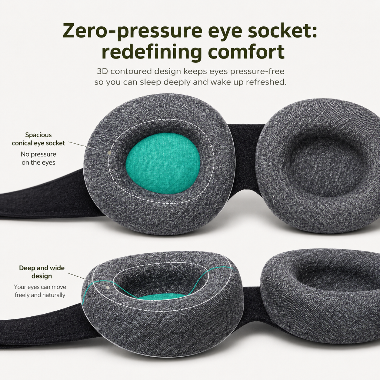 Norvela Eclipse Luxury Blackout Sleep Mask