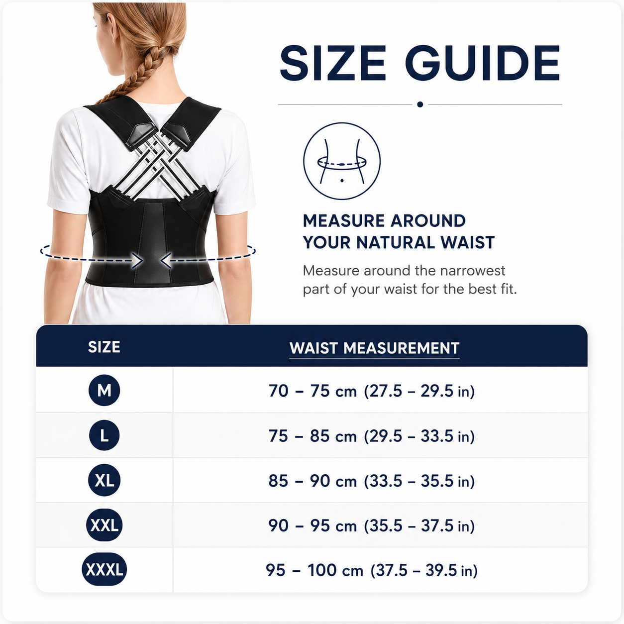 Norvela Align Back Brace & Posture Support