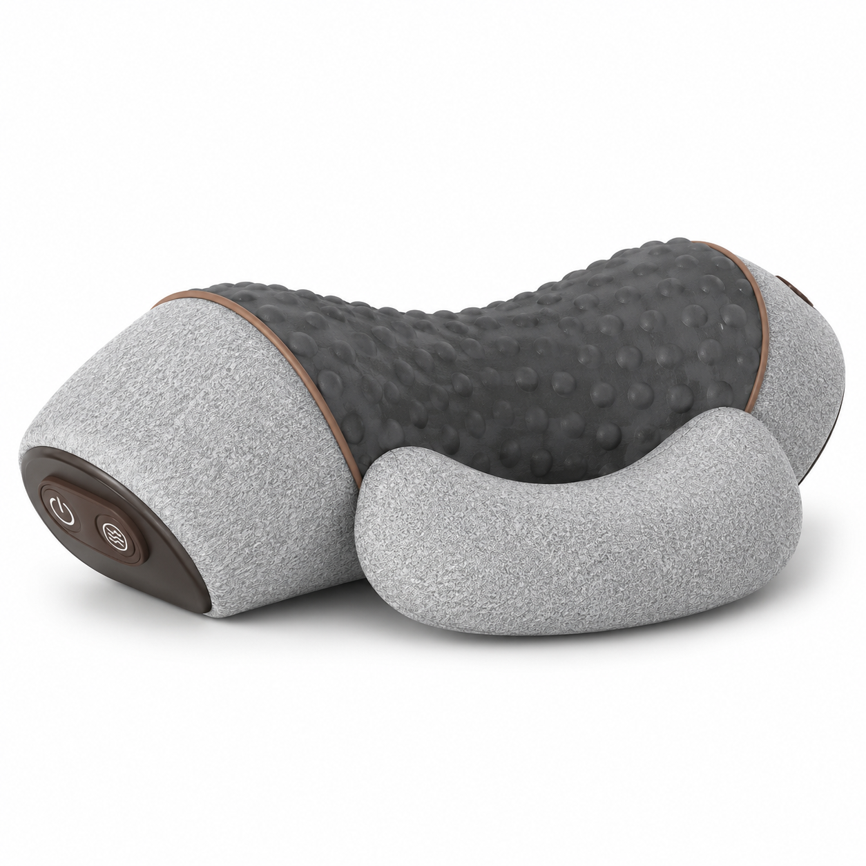 Norvela DeepRest Ergonomic Neck Support Pillow with Heat & Massage
