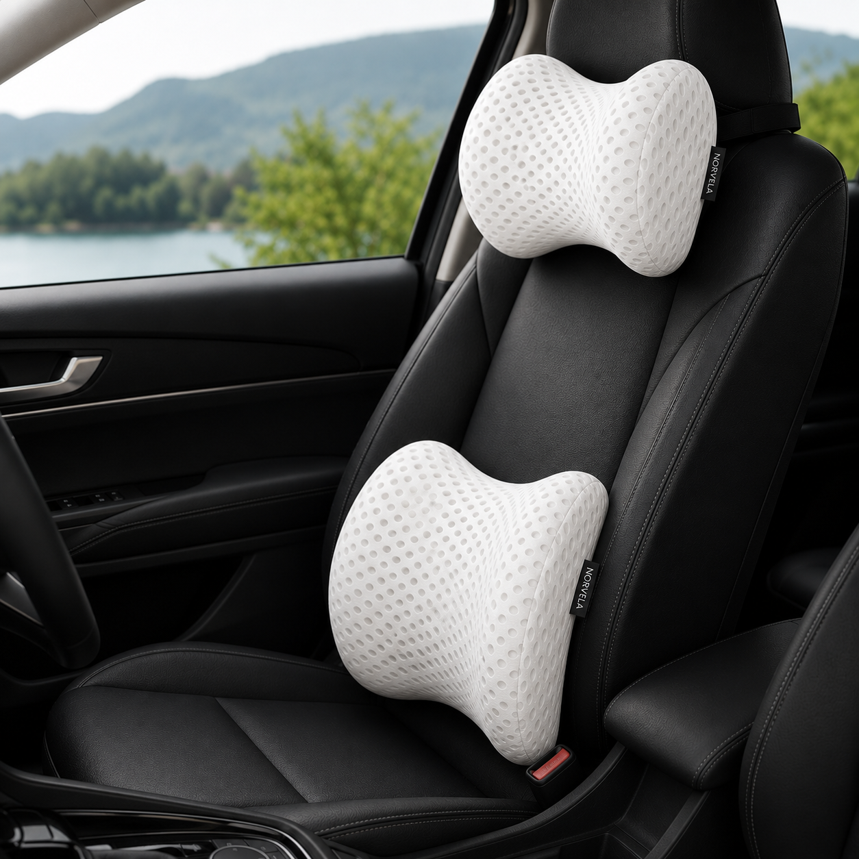Norvela Journey Neck & Lumbar Support