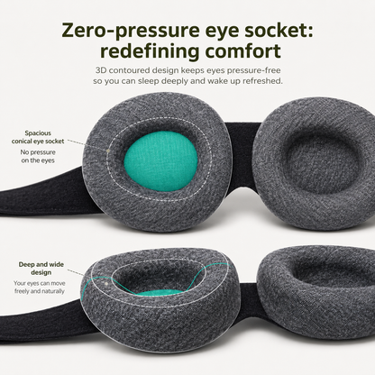 Norvela Eclipse Luxury Blackout Sleep Mask