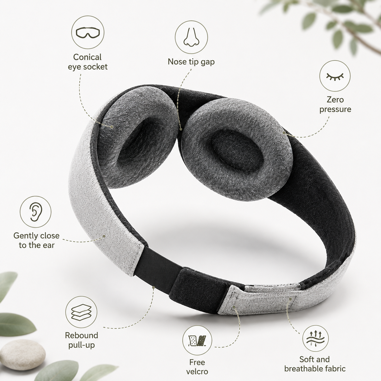 Norvela Eclipse Luxury Blackout Sleep Mask