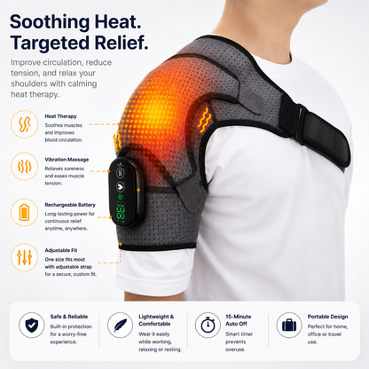 Norvela ThermaRelief Heated Shoulder Therapy Wrap