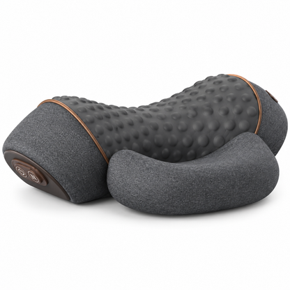 Norvela DeepRest Ergonomic Neck Support Pillow with Heat & Massage
