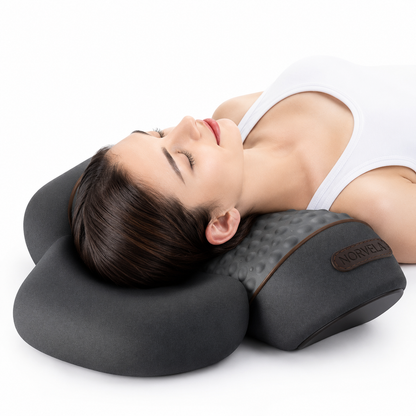 Norvela DeepRest Ergonomic Neck Support Pillow with Heat & Massage