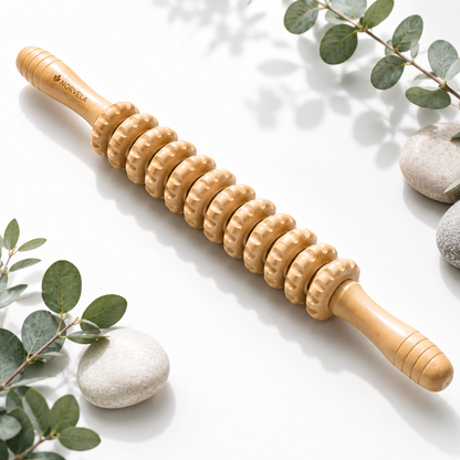 Norvela FlowRoll Wooden Therapy Massage Roller